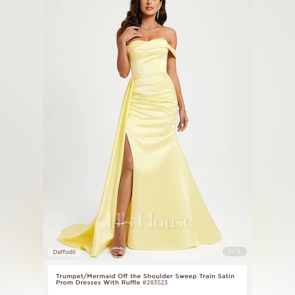 Gown Prom -Trumpet/Mermaid Off the Shoulder